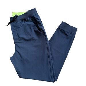 NWOT Birddogs Pants Mens XL Blue Boom For Your Boomstick Jogger Lined Stretch